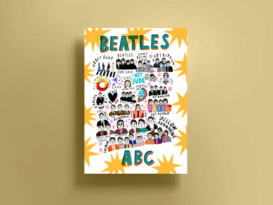 Beatles ABC Print
